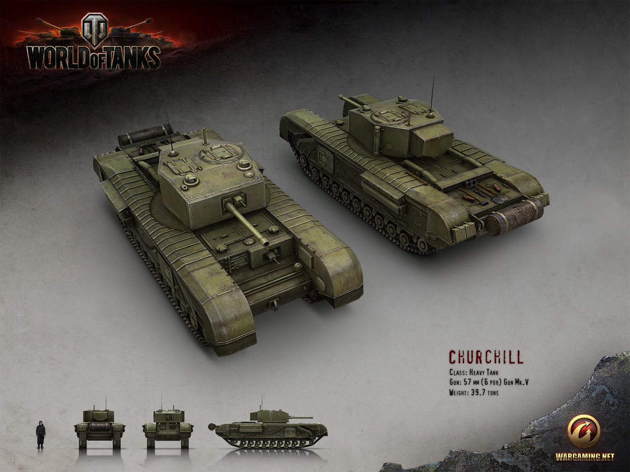 Churchill II Heavy Tank
